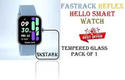 SKSTARK Edge To Edge Screen Guard for FASTRACK REFLEX HELLO SMART WATCH_250