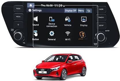 HELLOSCREEN Screen Guard for car infotainment system of HYUNDAI i20 (8 Inches)
