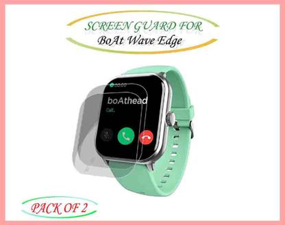 DLWAX Screen Guard for BoAt Wave Edge SMART WATCH