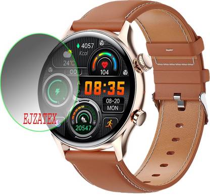 ejzatex Screen Guard for GIZMORE GIZFIT GLOW AMOLED SMARTWATCH