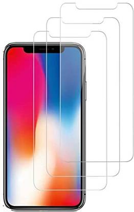 Midos Screen Guard for Apple iPhone X, Tempered Glass For iPhone X Screen Protector Guard[3-Pack] Compatible With Apple iPhone X / Xs with Easy Installation Kit
