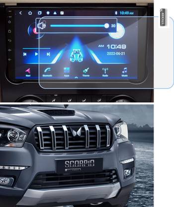 BOMGUARD Screen Guard for Mahindra Scorpio Classic s11 09 Inch [2022-Running] Touch Screen Infotainment Screen Protector (Company Fitted)