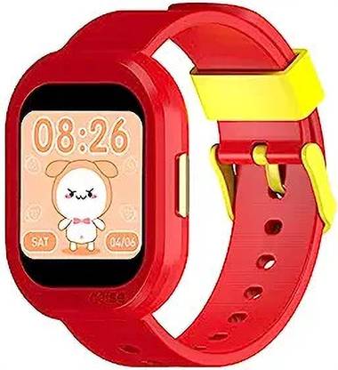 SMUGGEXAMPLE Screen Guard for Noise Champ 2 Kids Smart Watch with Habit Building (Handwash, Brushing, etc), IP68 Waterproof, Activity Tracker, in-Built Games, School Mode. NoiseFit Sync App, for Boys and Girls (Iron Red)
