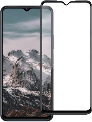 atrear Tempered Glass Guard for REALME NA RZO 50, Case Friendly, Dust Proof, Sensor Protection, Full Glue Easy Installation kit