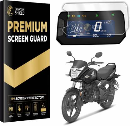 spartan shield Screen Guard for HONDA CB UNICORN 160 Bike || 9H TFT Instrument Cluster Protector || Anti Scratch || HD Clarity || Unicorn160 Display Speedometer Console Accessory 2025 [Not Tempered Glass]