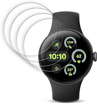 ARBAN Edge To Edge Screen Guard for Google Pixel Watch 3 45mm Smartwatch Screen Protector | Anti-Scratch | Edge to Edge Full Coverage | 9H Hardness | Screen Guard