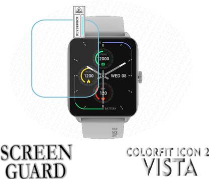 FLYSRPECK Screen Guard for Noise ColorFit Icon 2 Vista Smart Watch