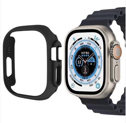 VOLMERE Bumper Case for Apple Watch Ultra 49mm, Hard PC Bumper Case All-Around Edge Shockproof Protective Cover
