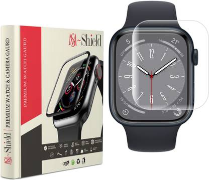 MS-Shield Screen Guard for Apple Watch Series 8 · 41mm, Unbreakable Membrane Full Coverage Screen Protector