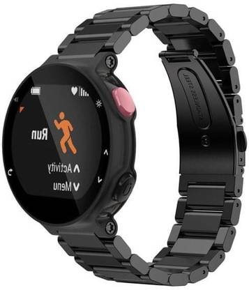 Preyansh Screen Guard for Universal Smart Watch Three Steel Strips Wrist Strap Watchband for Garmin Forerunner 220