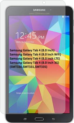 TELTREK Screen Guard for Samsung Galaxy Tab 4 (8.0 Inch), Samsung Galaxy Tab 4 (8.0 Inch LTE/Wifi), Samsung Galaxy Tab 4 (8.0 Inch 3G) (SMT330,SMT331,SMT335) 8 Inch
