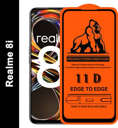 Forego Edge To Edge Tempered Glass for realme 8i