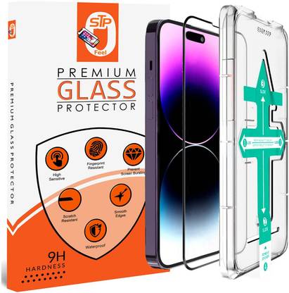 Maxboost Tempered Glass Guard for iPhone 14 Plus, iPhone 13 Pro Max EZEE Premium Tempered Glass Screen Protector Guard with Easy Applicator