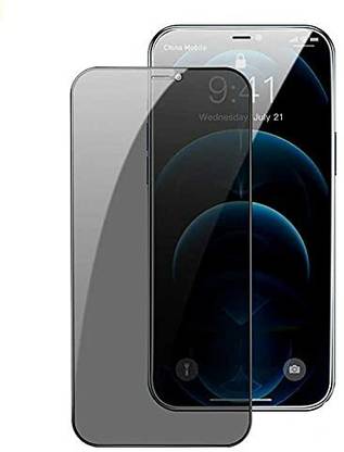 Midos Tempered Glass Guard for iPhone-12, Privacy Screen Protector for iPhone-12 Full Coverage,Anti-Spy Tempered Glass Compatible iPhone-12 (6.1 inch)