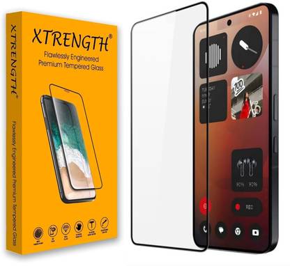 XTRENGTH Tempered Glass Guard for Nothing Phone 3a, Nothing Phone 3a Pro, Gorilla Screen Guard, with Easy Installation Kit