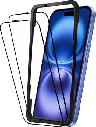 CZARTECH Tempered Glass Guard for Apple iPhone 16 Plus with Applicator