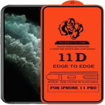 Protec Plus Tempered Glass Guard for Iphone 11 Pro 11D Tempered Glass