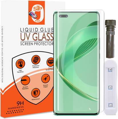 Maxboost Tempered Glass Guard for Vivo Y78 5G / Y78 Plus 5G UV Advanced Curved Screen Protector Guard with Easy Installation Kit