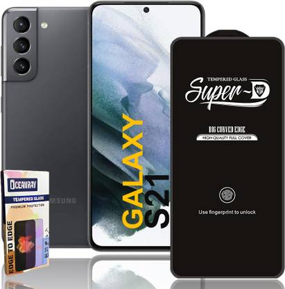 OCEANRAY Tempered Glass Guard for Samsung Galaxy S21 5G, Super D Anit-Static Glass