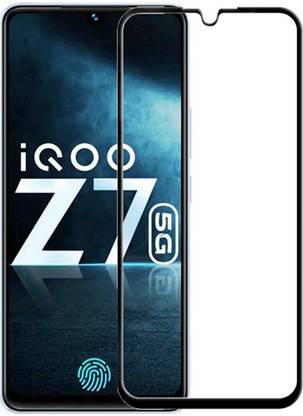 Maxboost Edge To Edge Tempered Glass for Vivo IQOO Z7X with Free Installation Kit