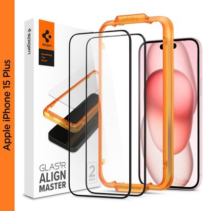 Spigen Tempered Glass Guard for Apple iphone 15 Plus