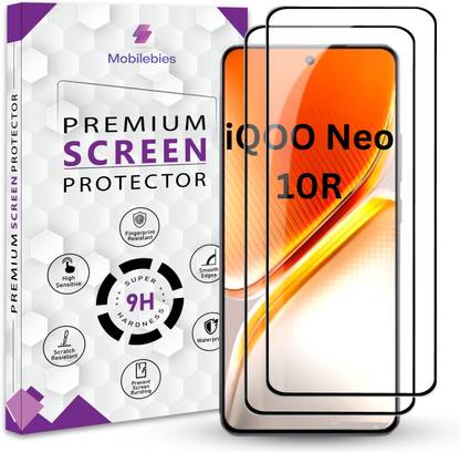 Mobilebies Tempered Glass Guard for iQOO Neo 10R Premium Screen Protector Guard with Easy Installation Kit