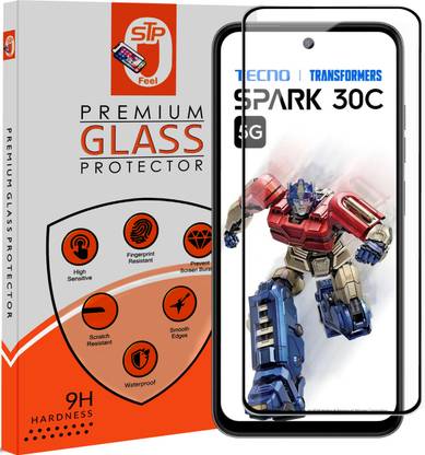 Maxboost Tempered Glass Guard for Tecno Spark 30C 5G Premium Screen Protector Guard with Easy Installation Kit