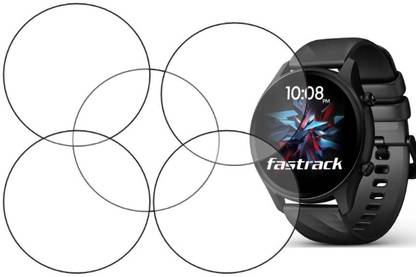 DOWRVIN Tempered Glass Guard for FASTRACK OPTIMUS 1.43 SMART WATCH (PACK Of 5)