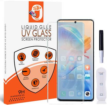 STP FEEL Tempered Glass Guard for Vivo S16, VivoS16 5G Pro Premium border Less UV Screen Guard With Installation Kit