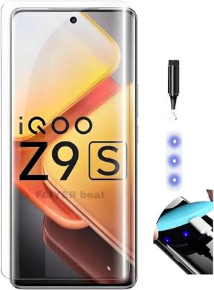 FAIYER BEAT Tempered Glass Guard for iqoo z9s curved edge to edge uv tempered glass