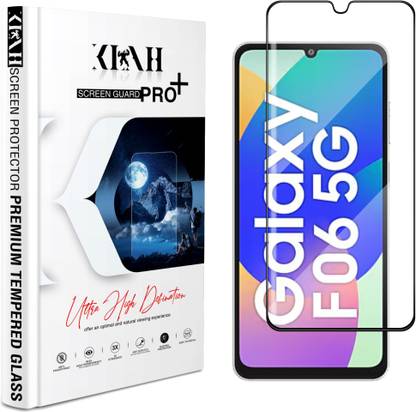 KLAH Tempered Glass Guard for Samsung Galaxy F06 5G, Advanced HD+ Gorilla Glass Protection