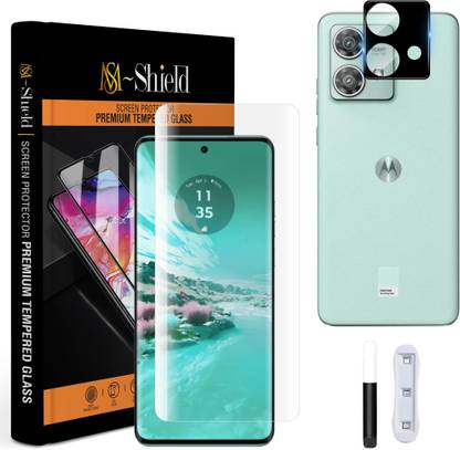MS-Shield Tempered Glass Guard for Motorola Edge 40 Neo, With Camera Lens Protector