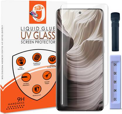 STP FEEL Tempered Glass Guard for Xiaomi Poco X7 5G UV Advanced Curved Screen Protector Guard
