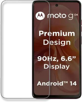 NSTAR Tempered Glass Guard for Moto g04, Motorola G04
