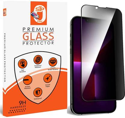 STP FEEL Tempered Glass Guard for iPhone 15 Pro Max Privacy Screen Protctor