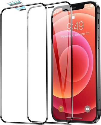 SJ24 MOBILE HOSPITAL Tempered Glass Guard for Anti Dust Speaker Net Shield Screen Protector for iPhone 12 Pro