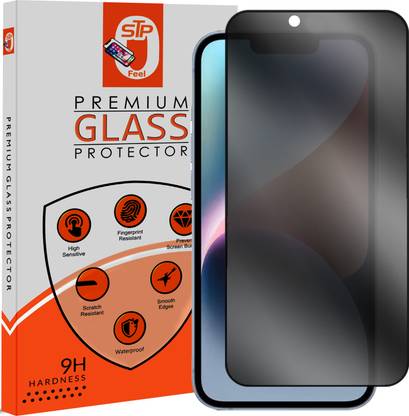STP FEEL Tempered Glass Guard for iPhone 14 Plus, iPhone 13 Pro max Privacy Tempered Glass