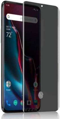 VZZR Tempered Glass Guard for OnePlus 12R 5G, OnePlus 12R - Anti Spy Privacy Tempered Glass Screen Protector with Camera Cut & Fingerprint Working