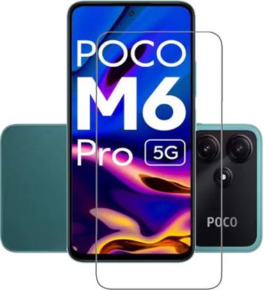 NKCASE Tempered Glass Guard for Poco M6 Pro 5G, Redmi 12 5G