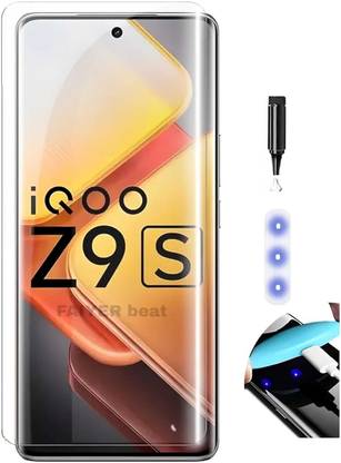 FAIYER BEAT Tempered Glass Guard for iqoo z9s pro curved edge to edge uv tempered glass