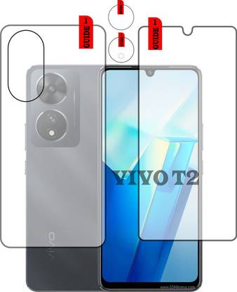 Blackcom Front and Back Tempered Glass for VIVO T2 (Scratch Proof)(Anti Shock) (.09.803)