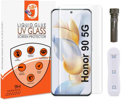 Maxboost Tempered Glass Guard for Honor 90 5G Advanced UV Screen Protector Guard with Installation Kit