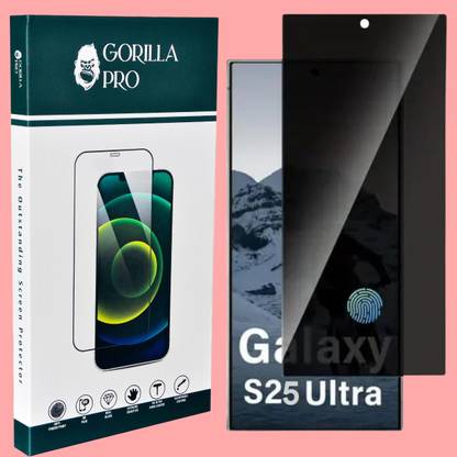 GORILLA PRO Tempered Glass Guard for Samsung Galaxy S25 Ultra 5G -, ( Privacy Screen Protector )