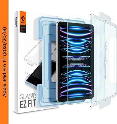 Spigen Tempered Glass Guard for iPad Pro 11 inch, iPad Air 5/4