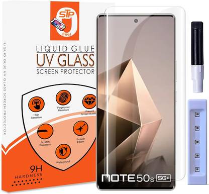 Maxboost Tempered Glass Guard for Infinix Note 50s 5G+ Premium Technology UV Glass with Installation Kit