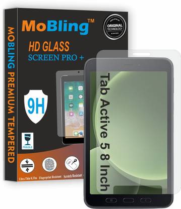 Mobling Tempered Glass Guard for Galaxy Tab Active5, Samsung Galaxy Tab Active 5 2024 8 Inch (SMX306B)