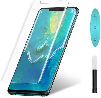 Maxboost Tempered Glass Guard for Huawei Mate 20 Pro Premium UV Strong Tempered Glass With Installation Kit