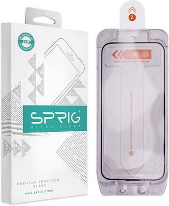 Sprig Edge To Edge Tempered Glass for Apple iPhone 15 Pro, iPhone 15 Pro, 15 Pro
