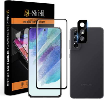MS-Shield Tempered Glass Guard for Samsung Galaxy S21 FE 5G, With Camera Lens Protector