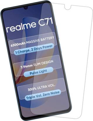 VAlight Tempered Glass Guard for realme c71, Realme c71, Premium Screen Tempered Glass with Easy Installation